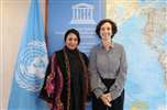 Bodour Al Qasimi and UNESCO Director-General Discuss 